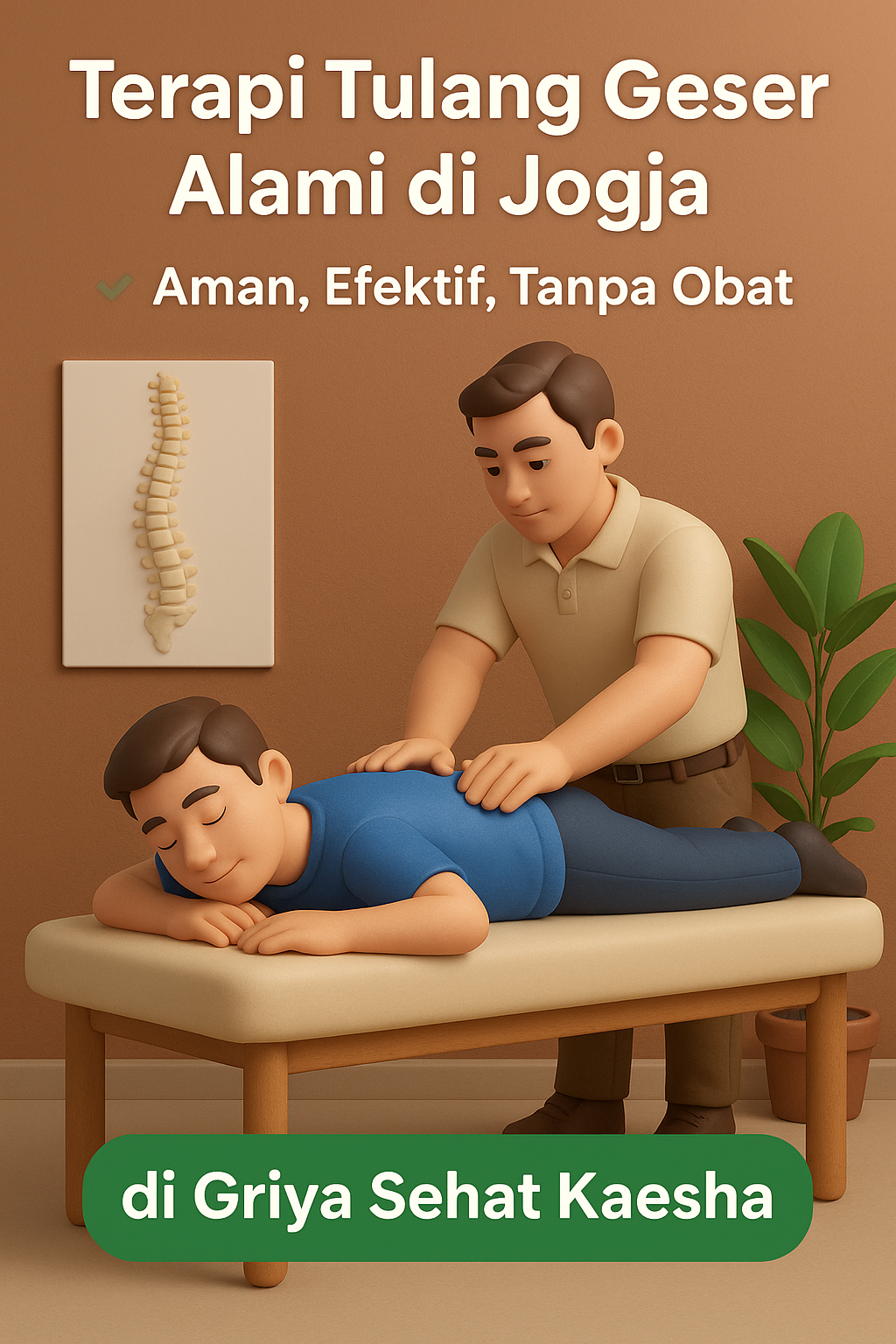 Terapi Tulang Geser Alami di Jogja – Aman, Efektif, dan Tanpa Obat Bersama Griya Sehat Kaesha