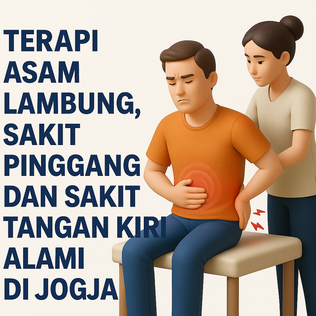 Terapi Asam Lambung, Sakit Pinggang, dan Sakit Tangan Kiri Alami di Jogja – Griya Sehat Kaesha Solusi Tanpa Obat